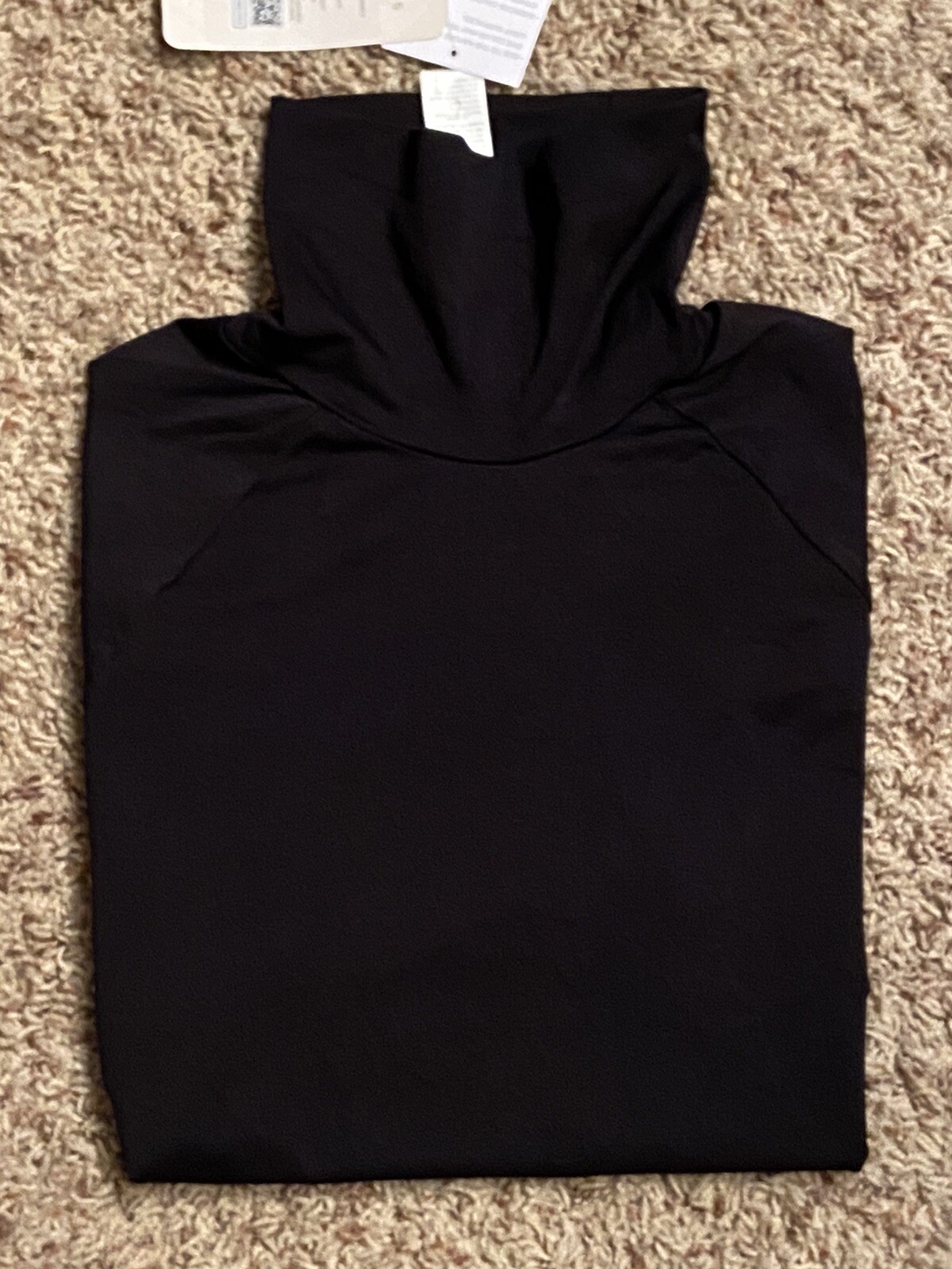 Fabletics Naomi Seamless Long-Sleeve Stretch Turtleneck Sz XL Color Black NWT