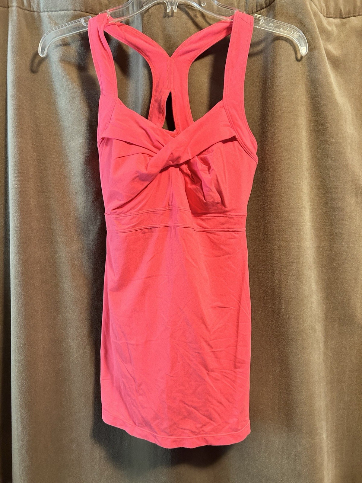 Athleta Racerback Tank Top ~ Size ST ~ RN#54023 – Salmon/Orange