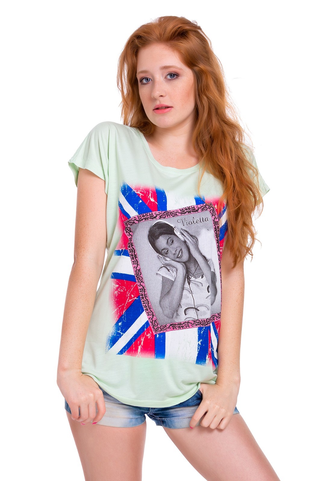 Womens Boat Neck Printed Short Sleeves New Top Colours UK Violetta Blouse FB305