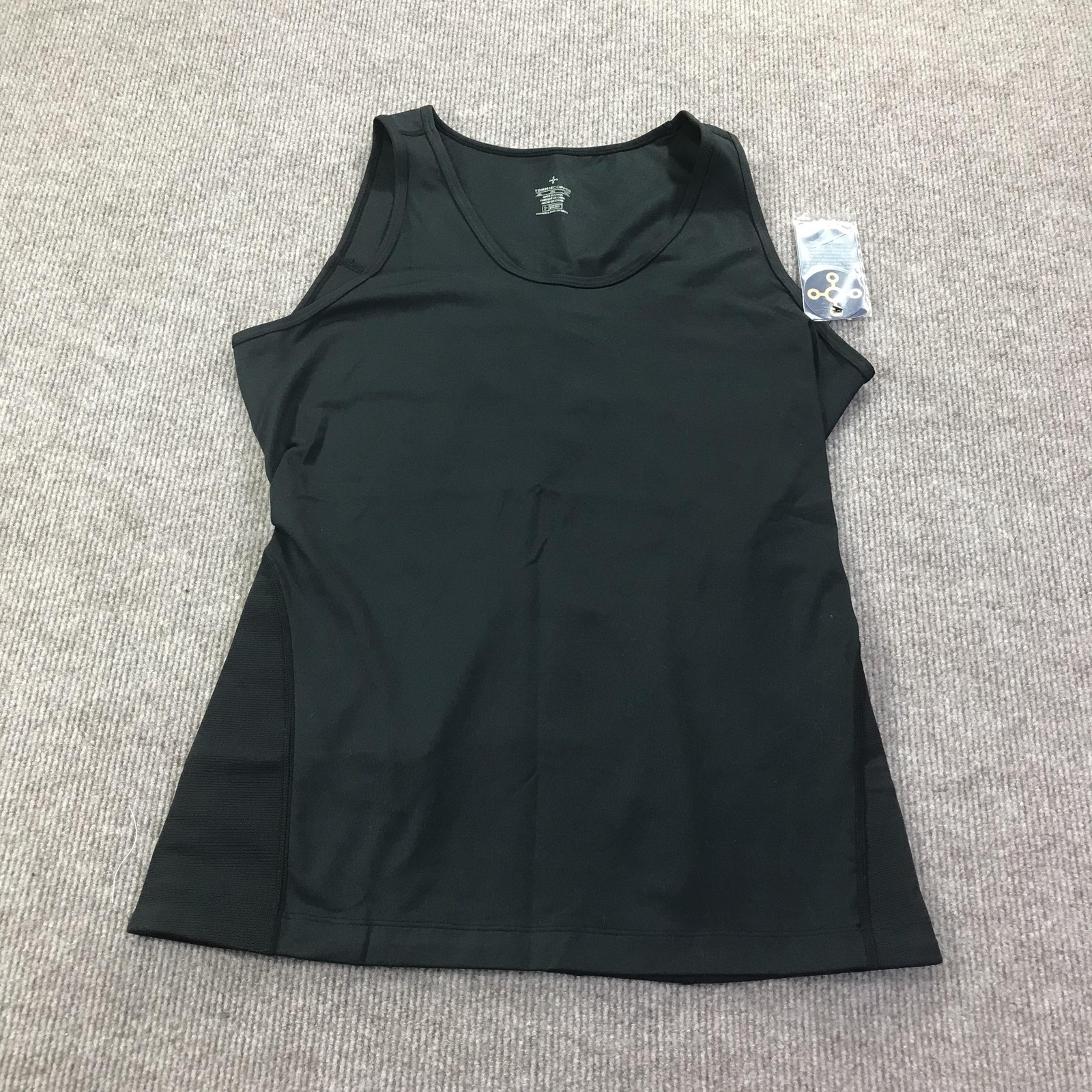 Tommie Copper Lower Back Support Tank Womens 2XL Black Copper Znergy Compression