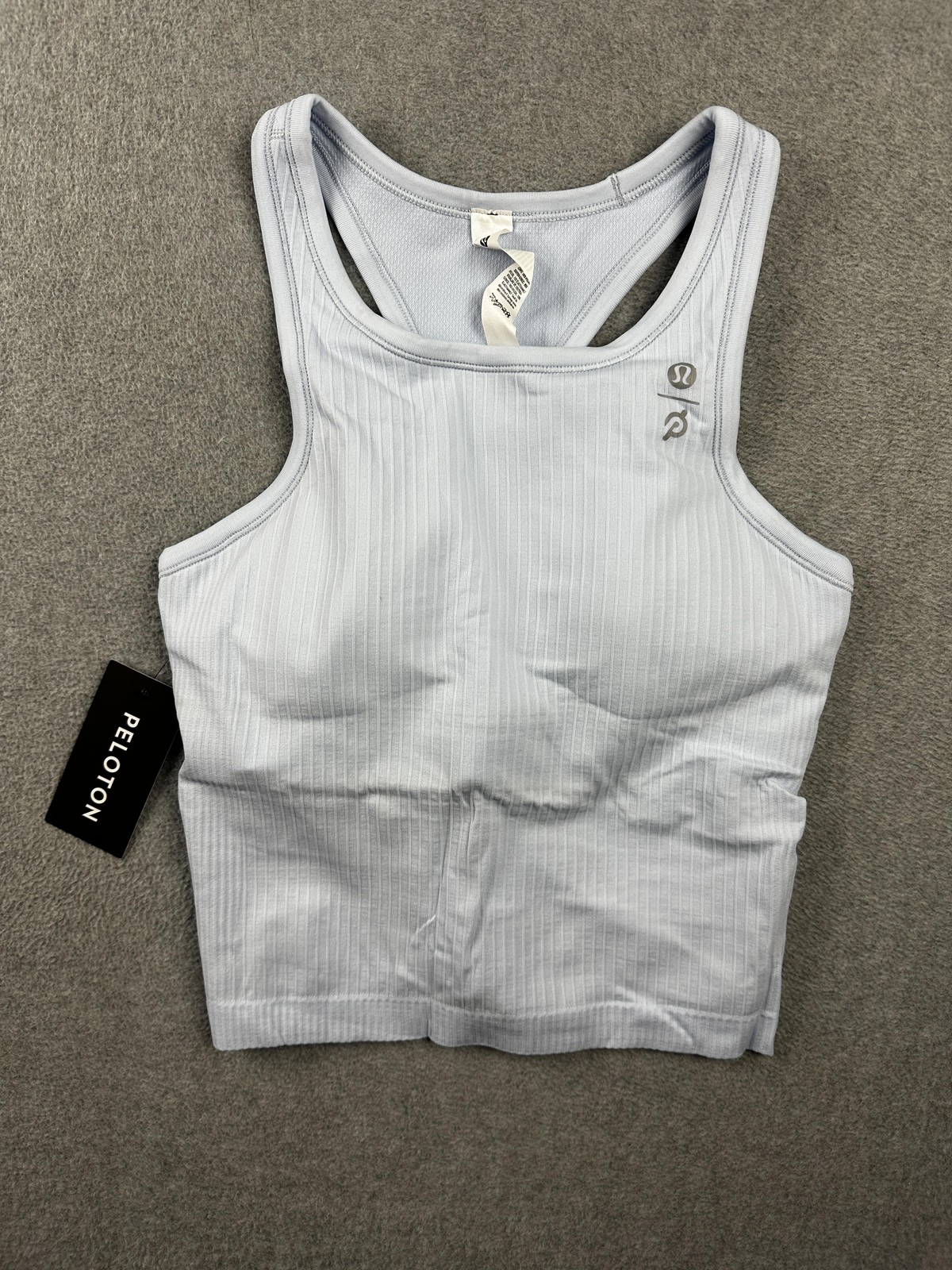 Lululemon Ebb To Street Cropped Tank Womens 6 Racerback Athletic Yoga Peloton