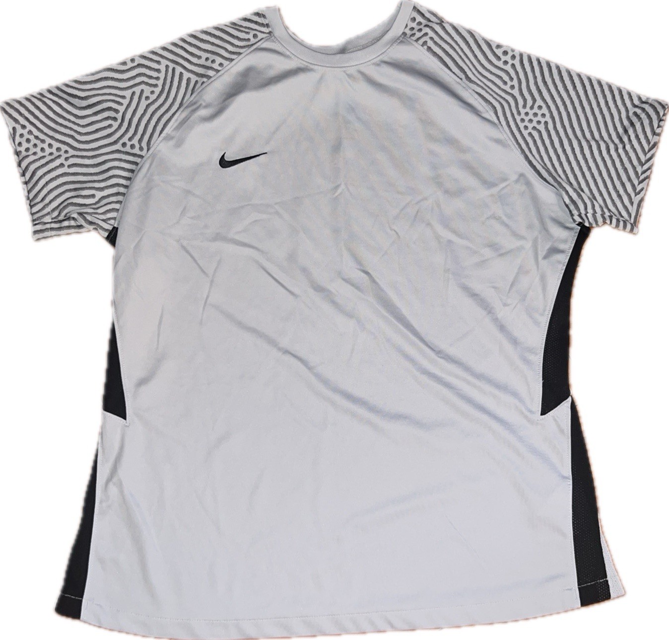 Nike Soccer Jersey Top Womens XL Strike 2 Gray Black CW3555-012 Striker Football