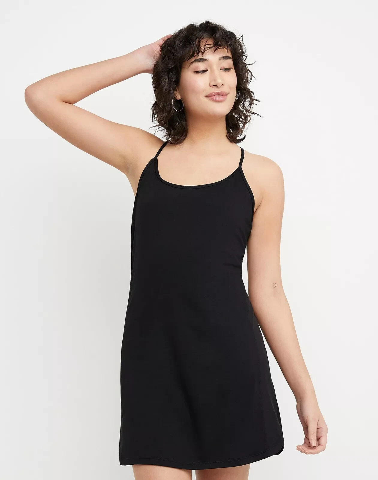 Champion W3378 Womens Sport Dress, C Logo Black Large SO COMFY *NEW*