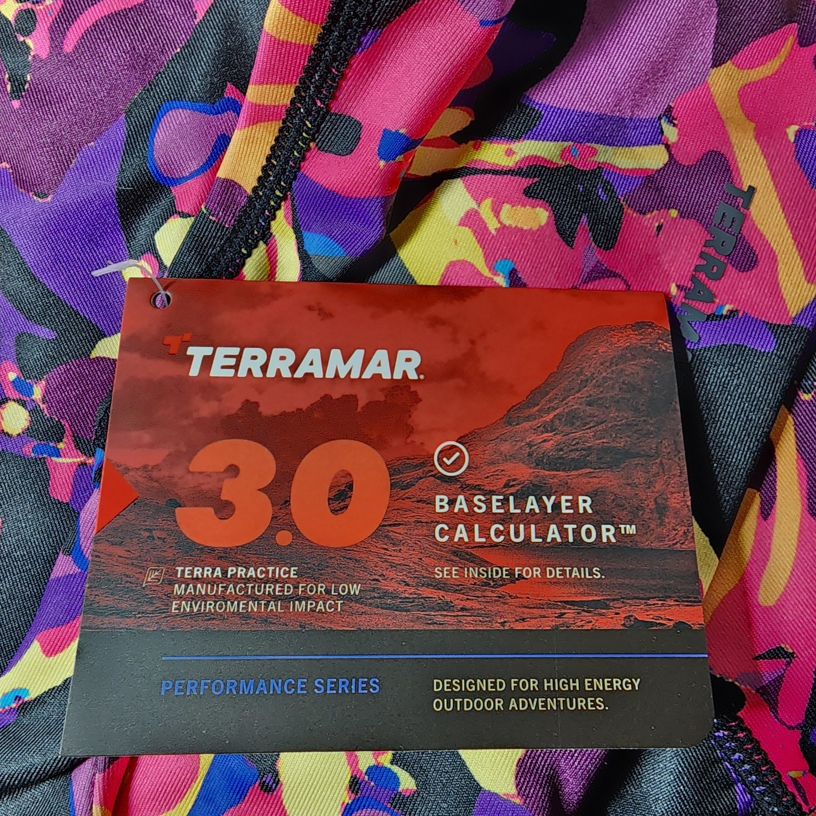 Terramar base layer Climasense Rising Sun half zip 3.0 womens M 10-12