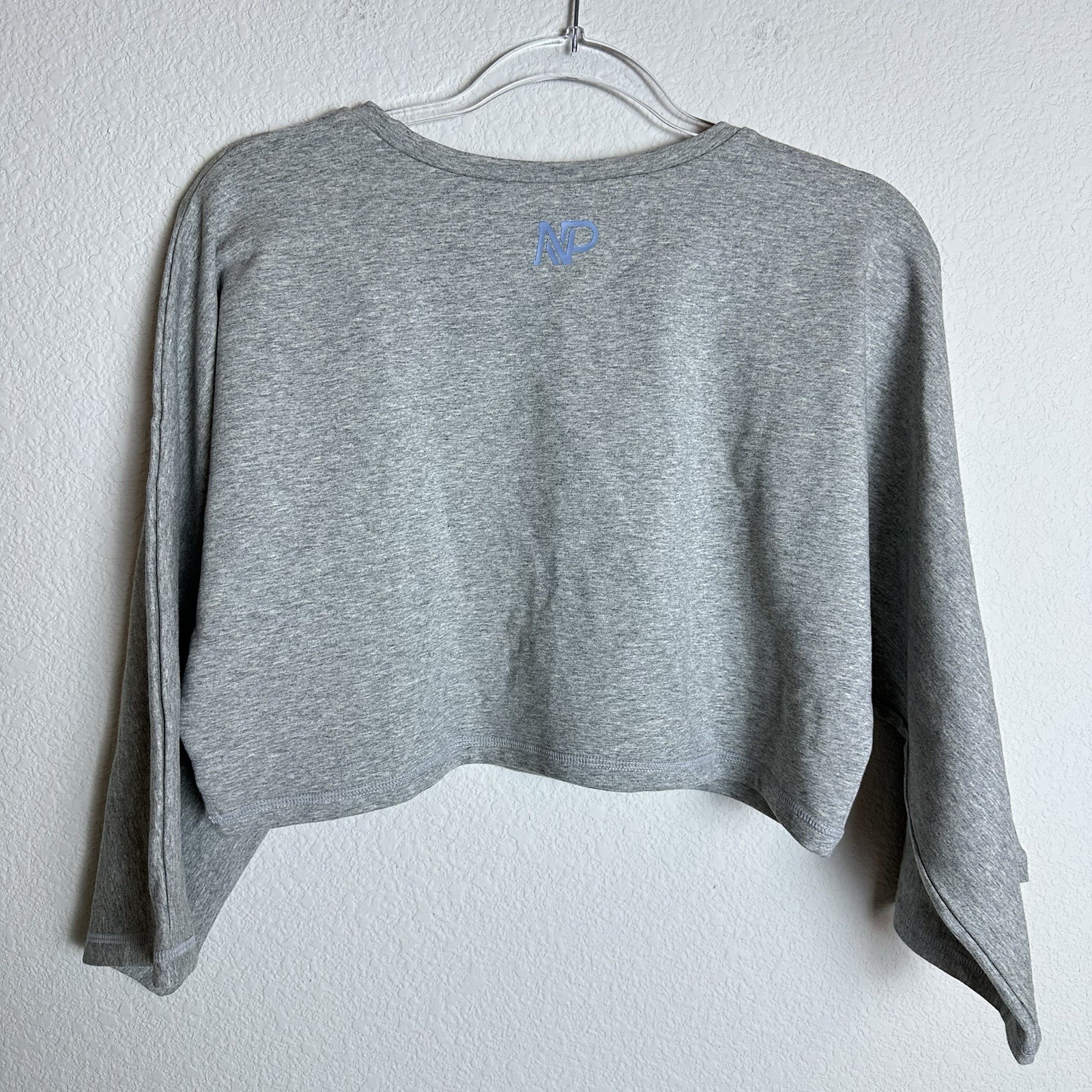 Understand The Grind Cropped Terry Workout Cover Up Top Gray Norman Powell S
