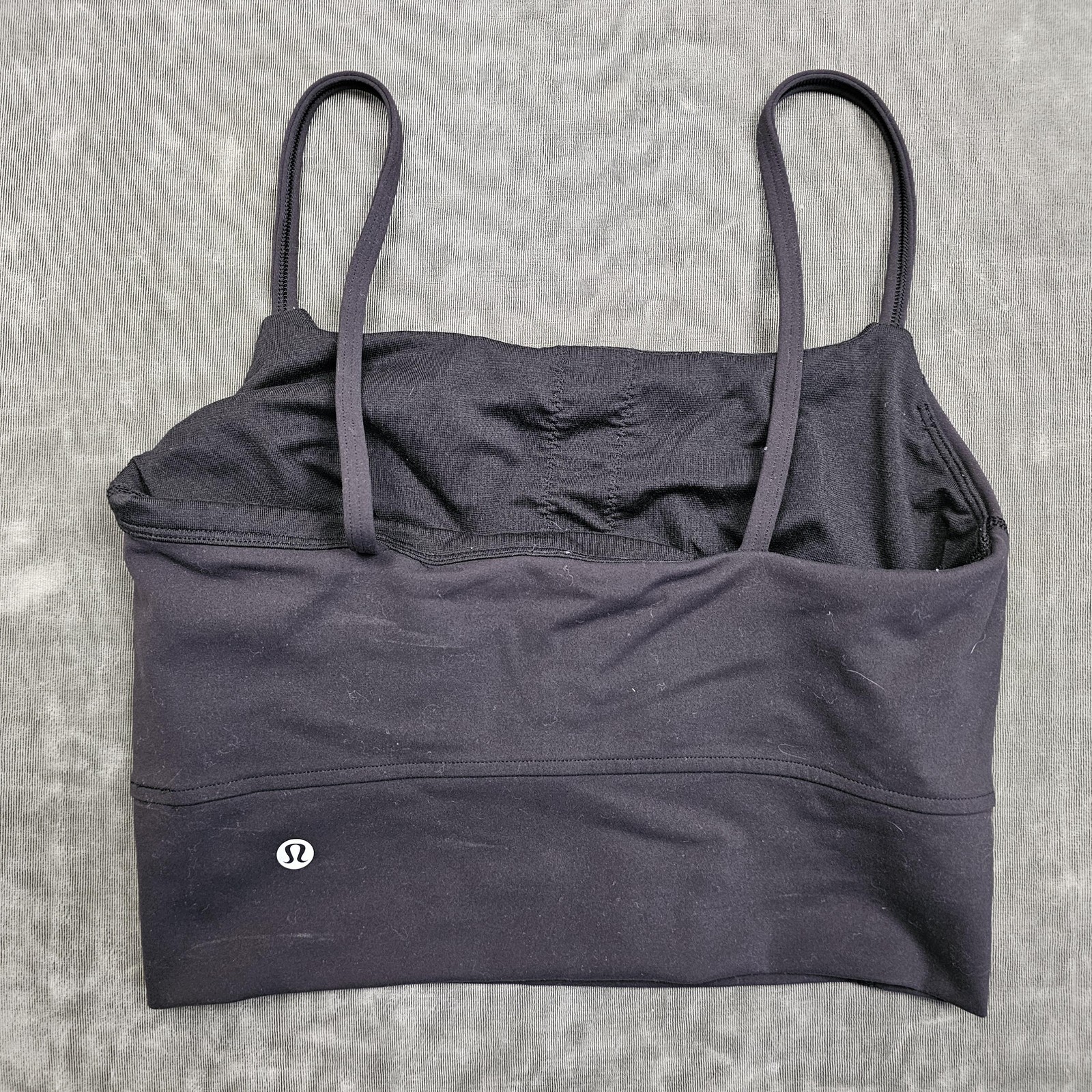 Lululemon Tank Top Womens 4 Black Built In Bra Cami Yoga Athletic Gym Workout