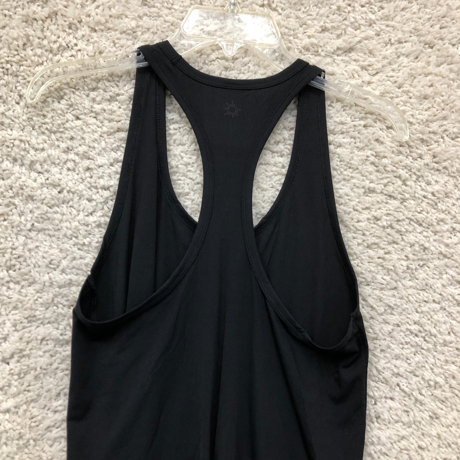 Offline Aerie Tank Top Shirt Medium Adult Black Move It Rib Racerback Womens M