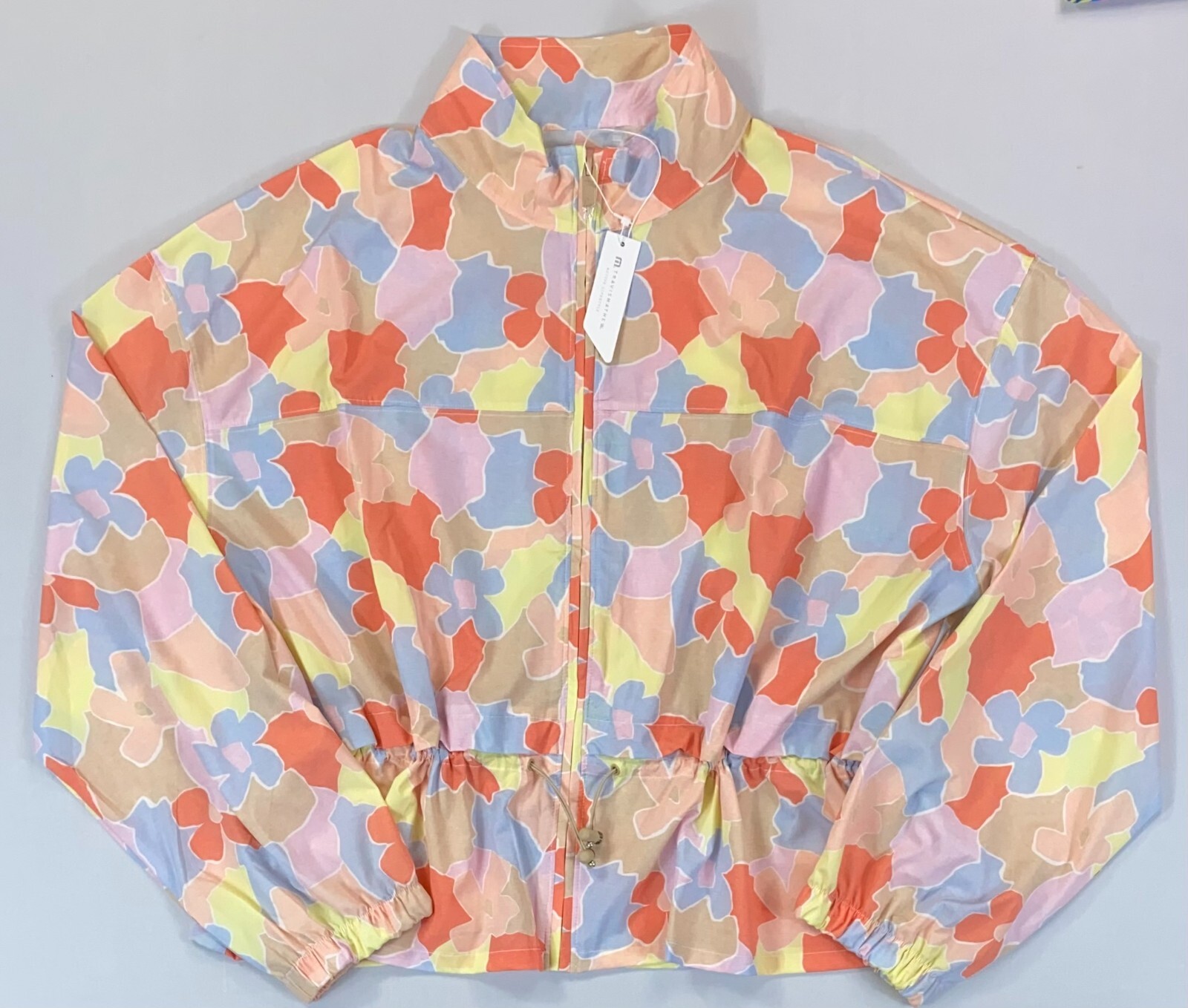 Women’s Travis Mathew Weekend LIGHTWEIGHT Floral Zip Golf Pullover NEW XL