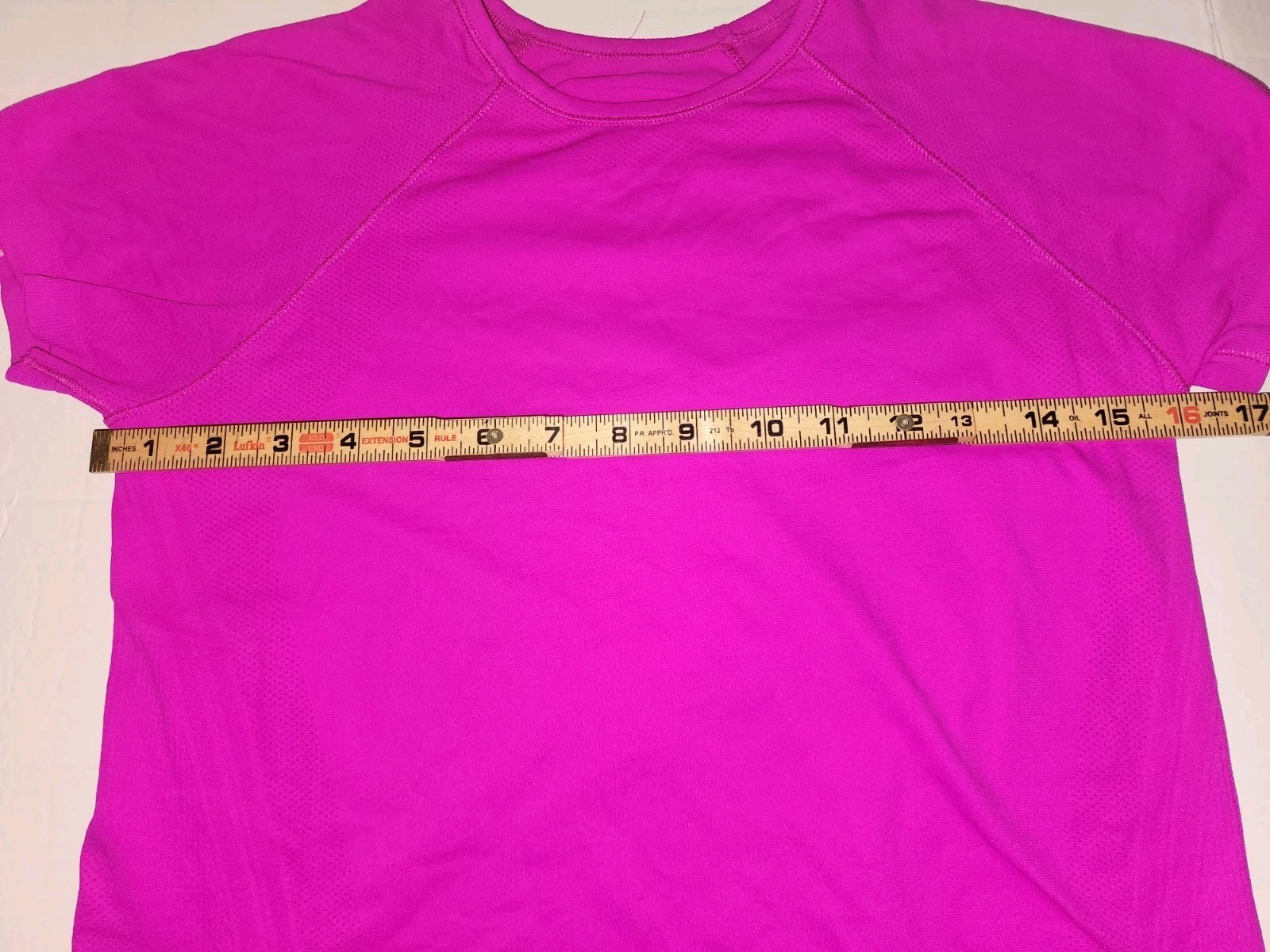 *no Tag* Athleta Pink Stretch Breathable Crew Neck Short Sleeve Running XS/Sm