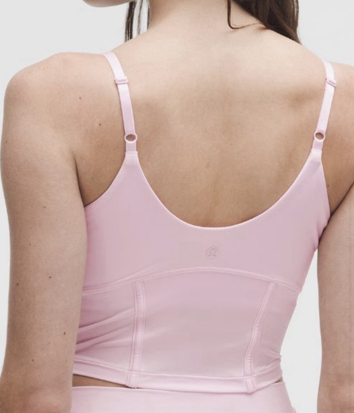 NWT💖LULULEMON💖SIZE 12💖ALIGN TANK C/D*SATIN💖ADJUSTS💖AUTHENTIC💖BLISSFUL PINK