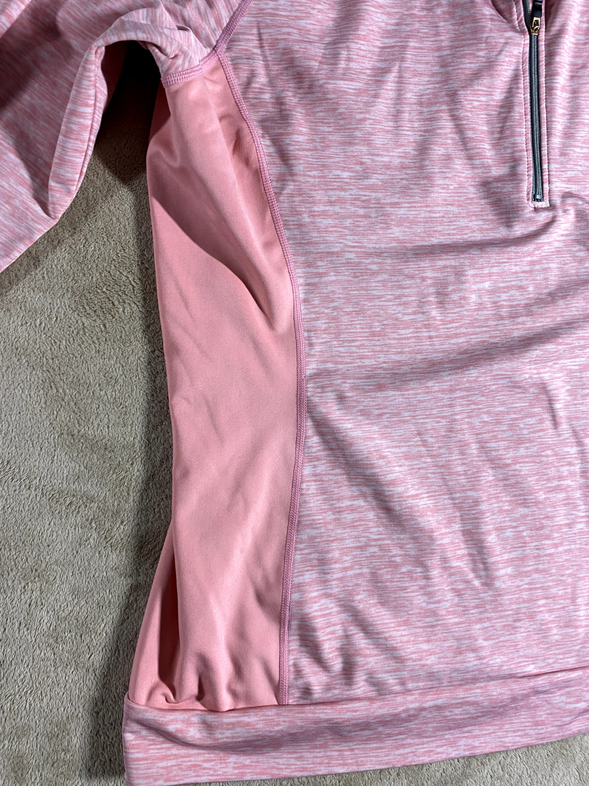 Copper Fit Pullover 1/4 zip Womens XXL Athletic Top Athleisure EUC