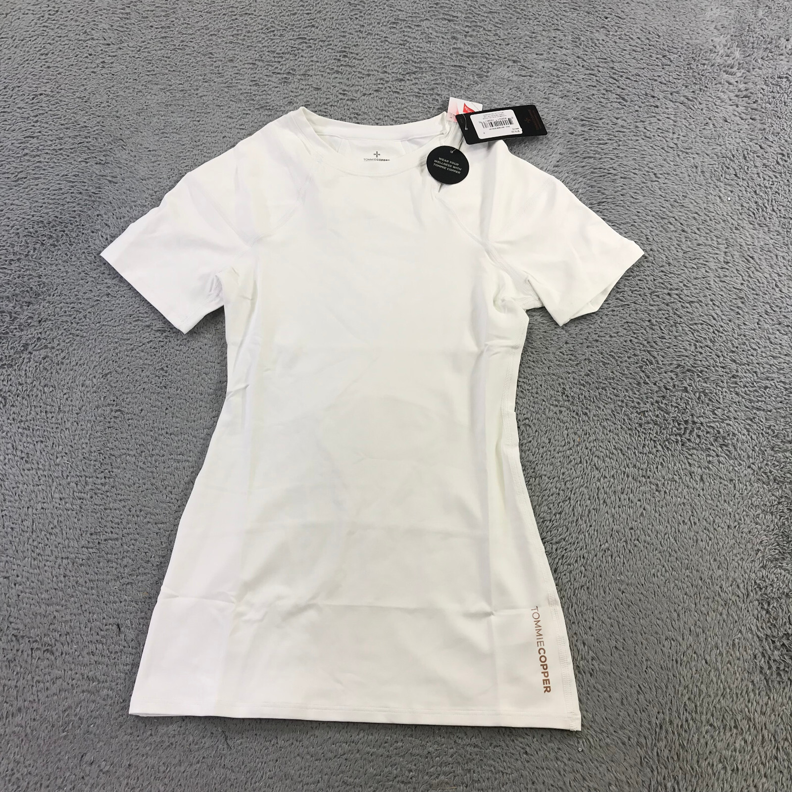 Tommie Copper Shirt Womens Small Shoulder Centric Support Shirt White 342as
