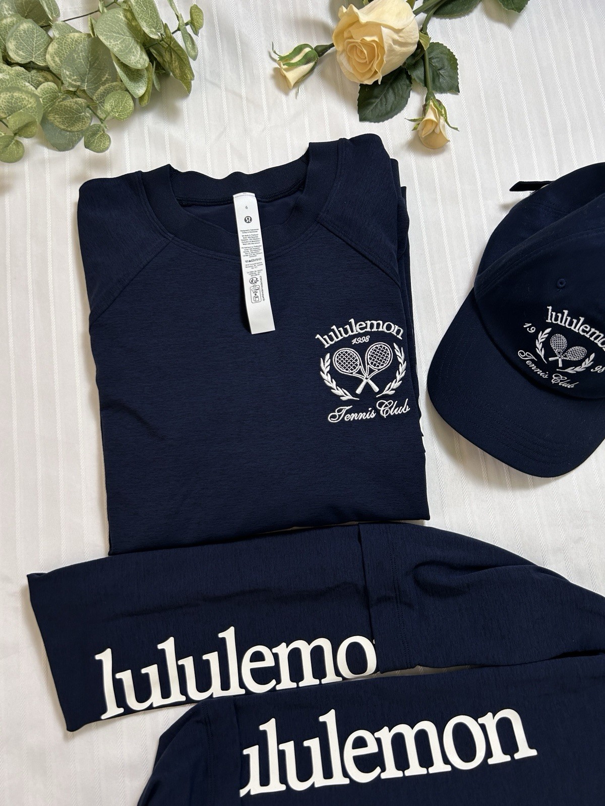 NWT$98 Lululemon Layered Long Sleeve T Tennis Club – TRNV – Size 8