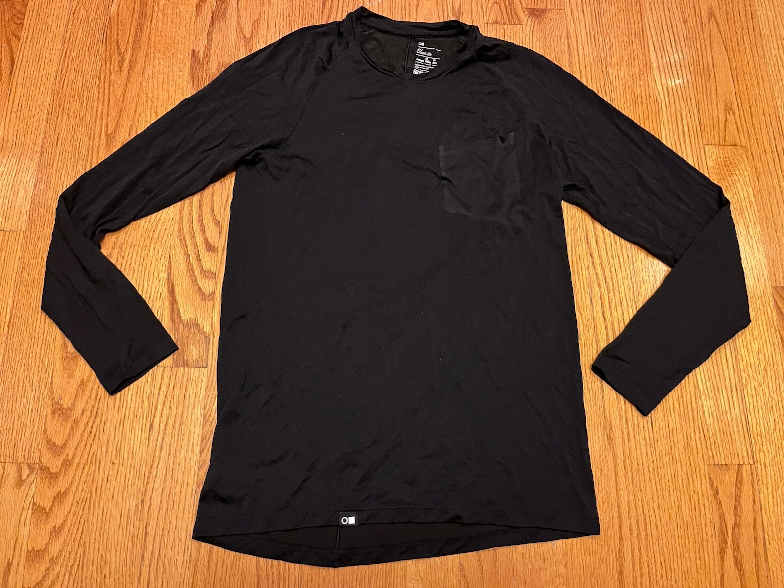 CoolLife Lifelabs COOLING LONG SLEEVE T-SHIRT Mens XS Black Womens Small $44 -3*
