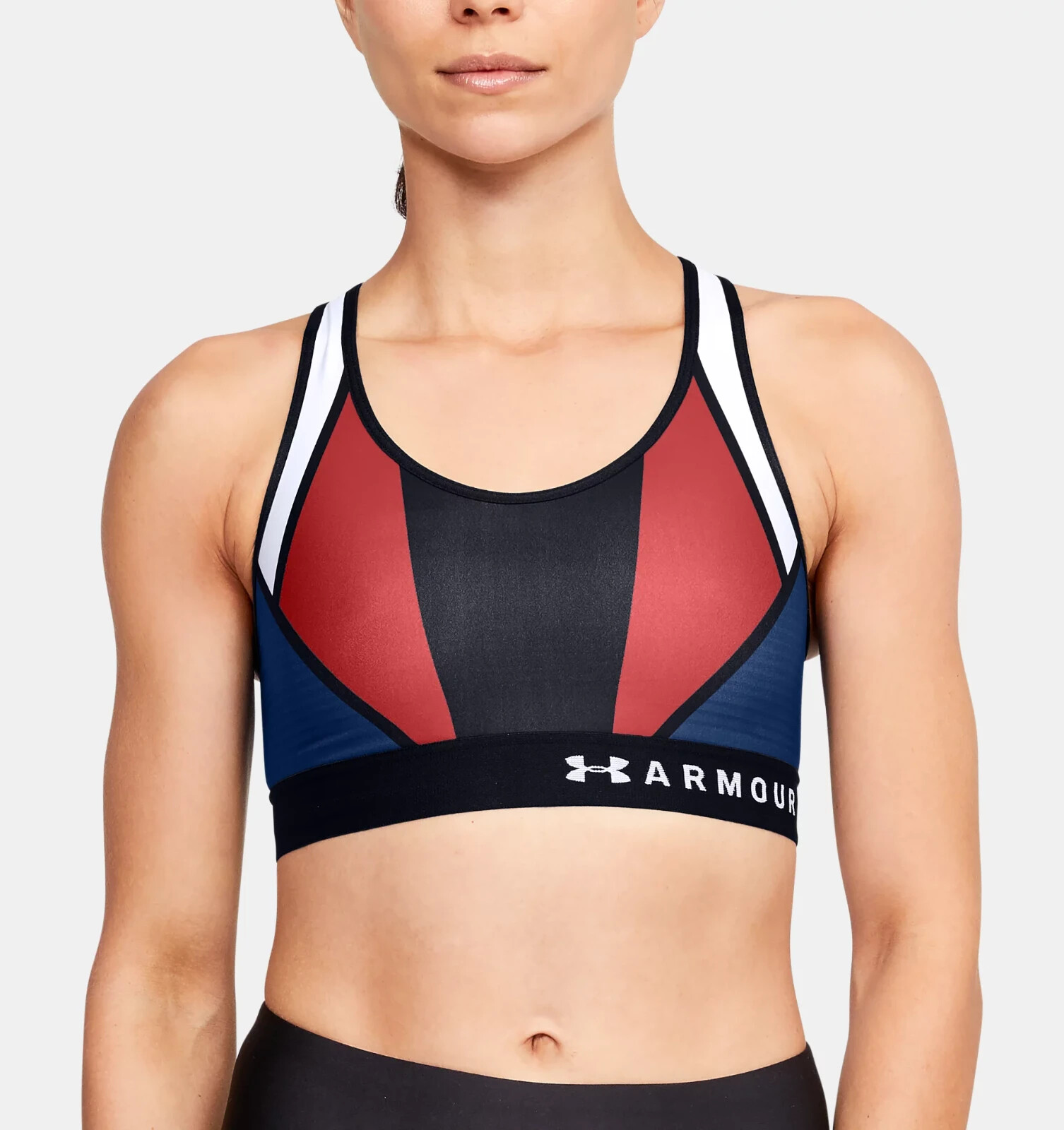UNDER ARMOUR Women’s Armour Mid-Support Country Pride USA Sports Bra NWT SMALL