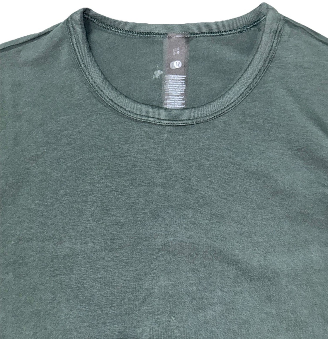 NWT🌴LULULEMON🌴LARGE🌴ORGANIC COTTON CLASSIC FIT🌴AUTHENTIC🌴RAINFOREST GREEN