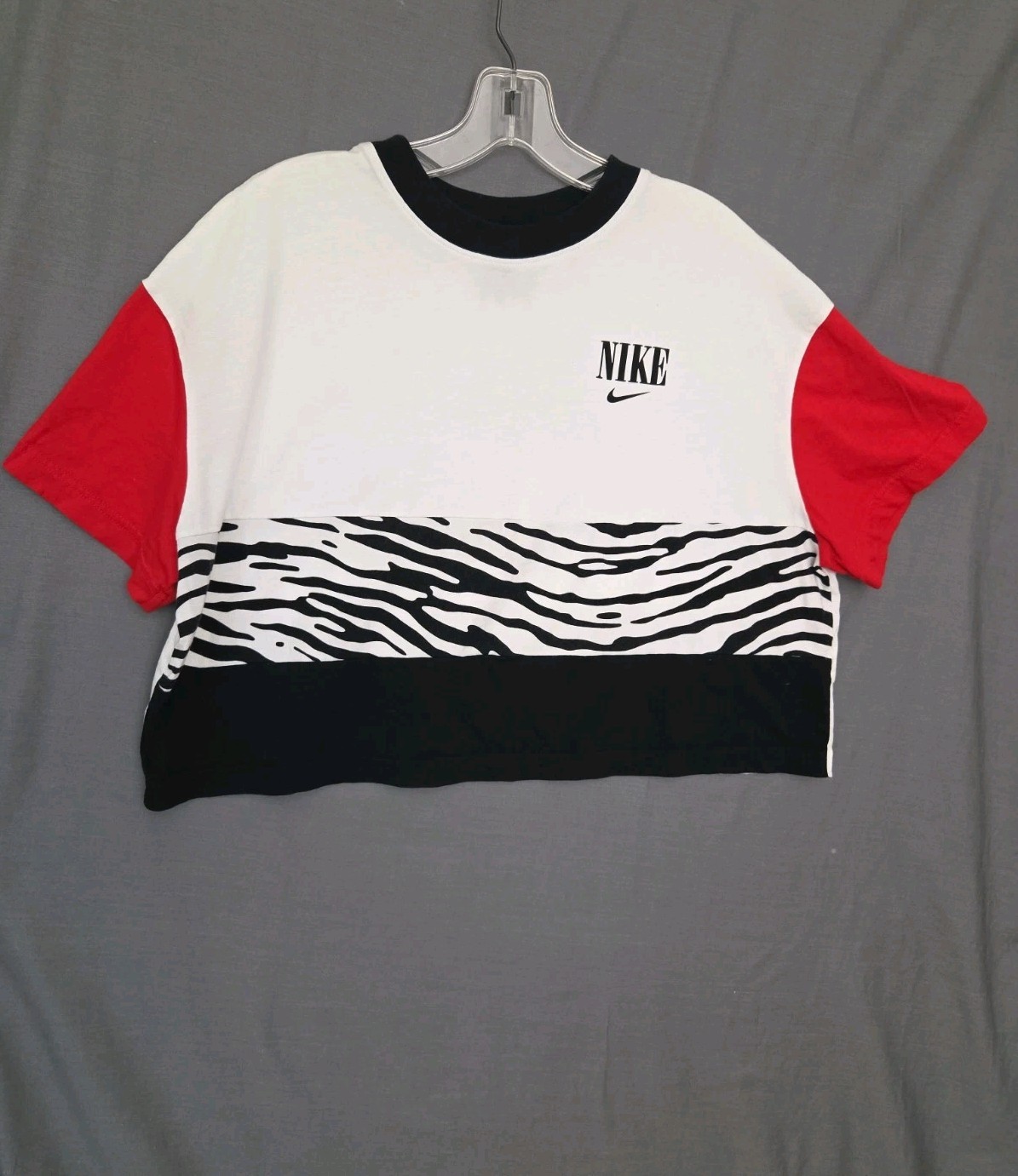 Vintage Nike Crop Top Shirt Womens X-Large Athletic Outdoors Classic 90s