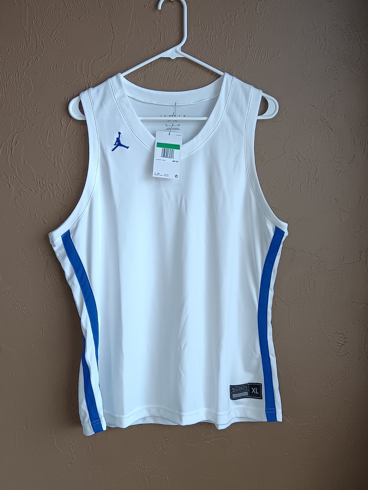 NWT Nike Jordan Women’s Dri Fit Overtime Basketball Jsersey FQ3737-108 Sz XL