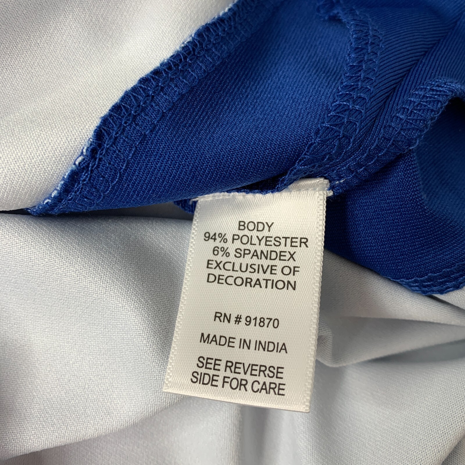 Pebble Beach Dry Luxe Performance Womens Golf Tank XS Blue UV Protection Stretch