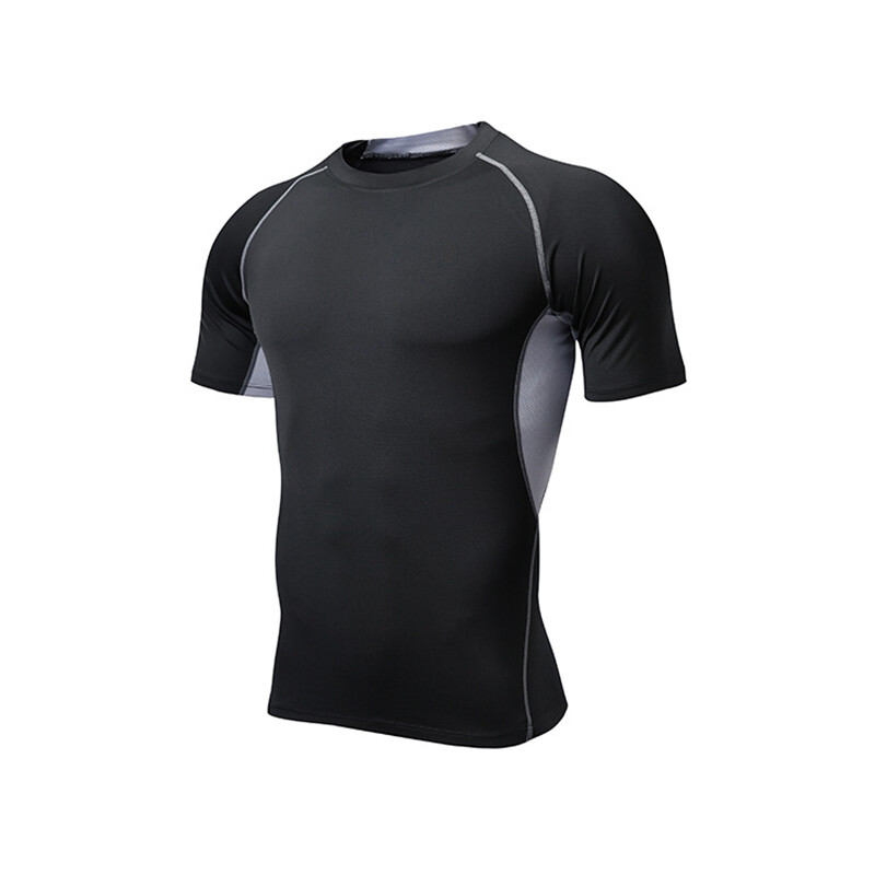 ZONBAILON Men’s Sports T-Shirt Running Short Sleeve Fitness Tights Breathable