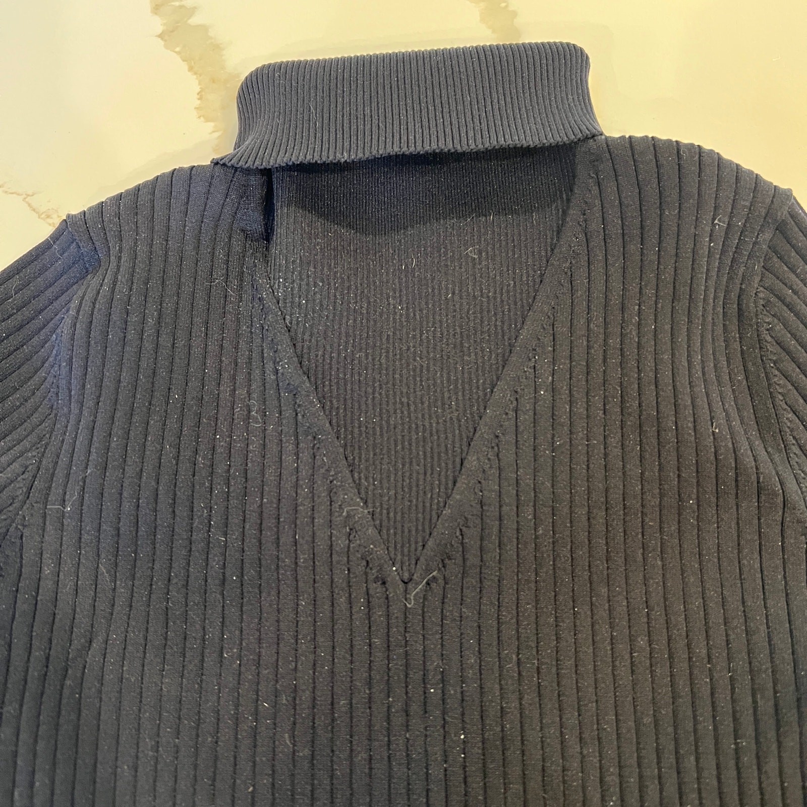 Aztech Aspen Ski base ribbed turtleneck black small EU 38 apres designer