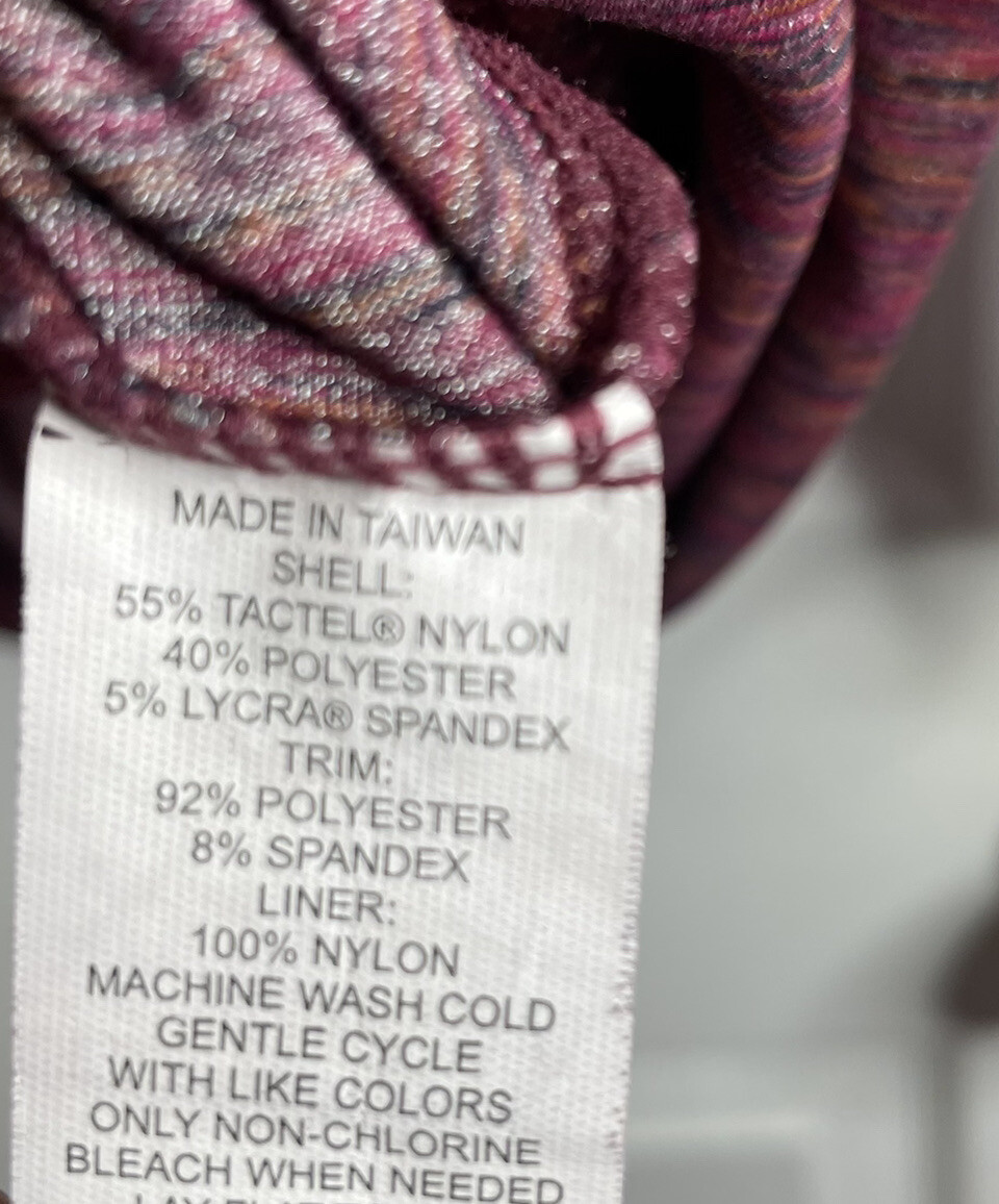 prAna Ember Cowl Funnel Neck Pullover Shirt Women’s S Raisin Pockets