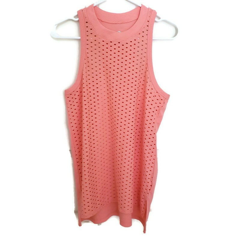 MPG Athletic Workout Tank Top Mesh Coral Relaxed Fit Size Small