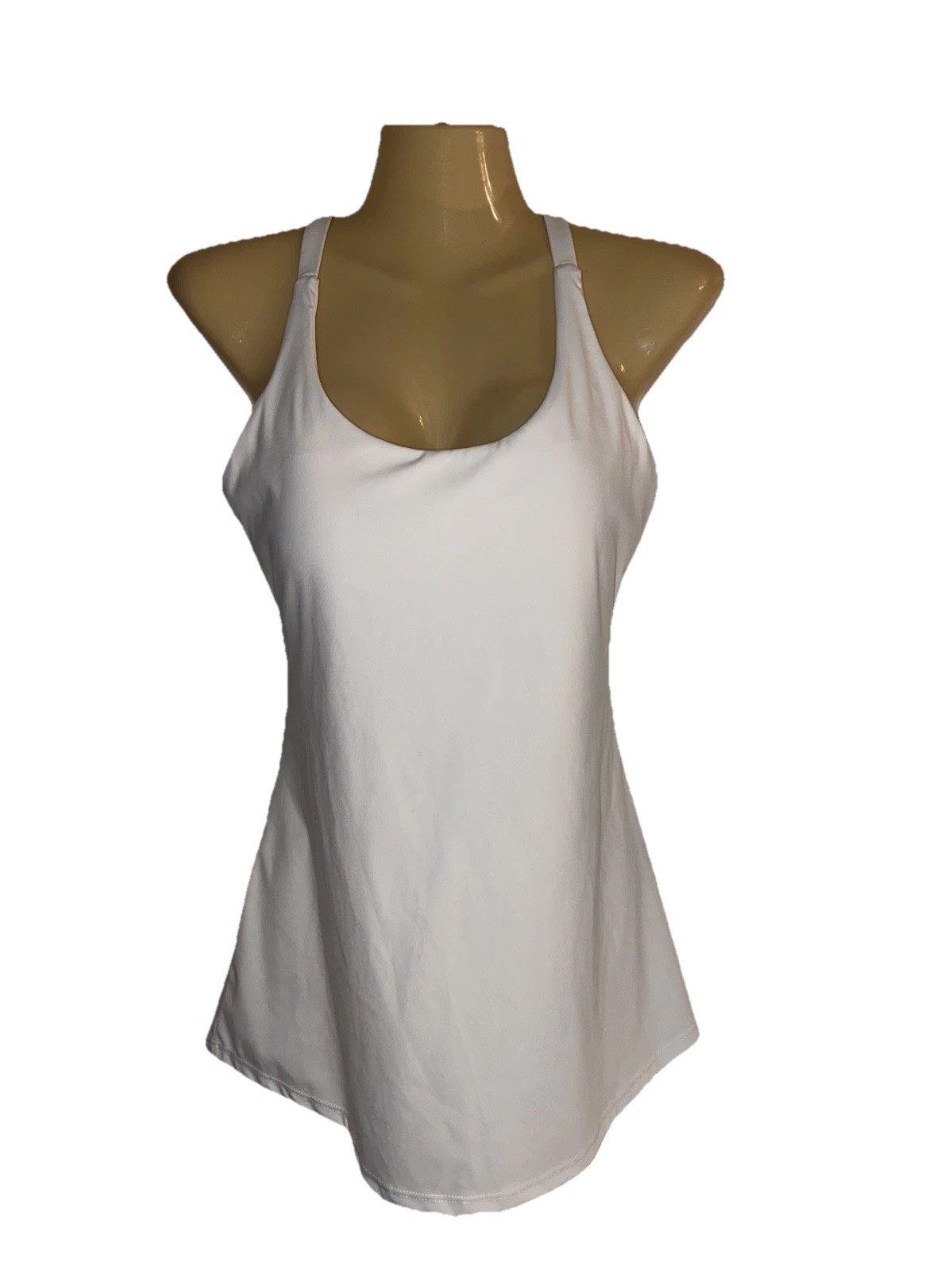 Savvi White Medium Performance Seamless Bra Top Perfect Condition