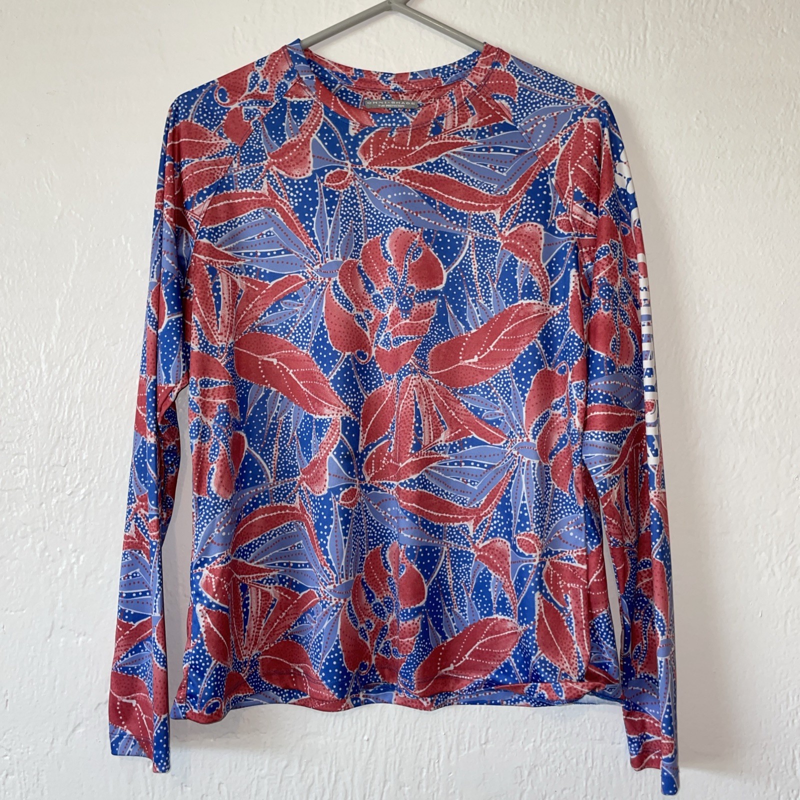 Columbia Shirt Women’s Large Omni-shade Sun Protection Long Sleeve Performance