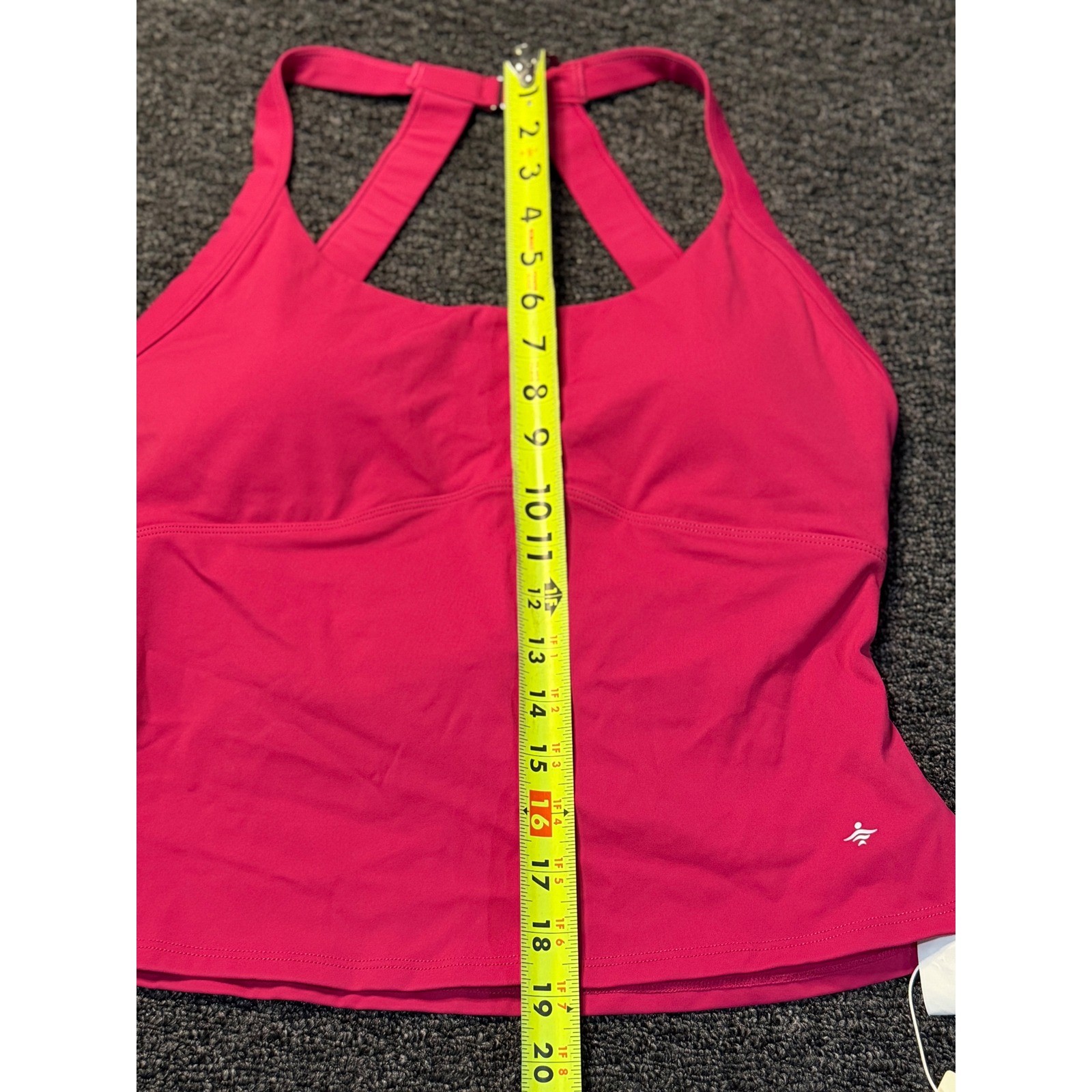 Halara Tank Top Pink Softlyzero Plush Four-Way Stretch Athleisure Size 4 Women