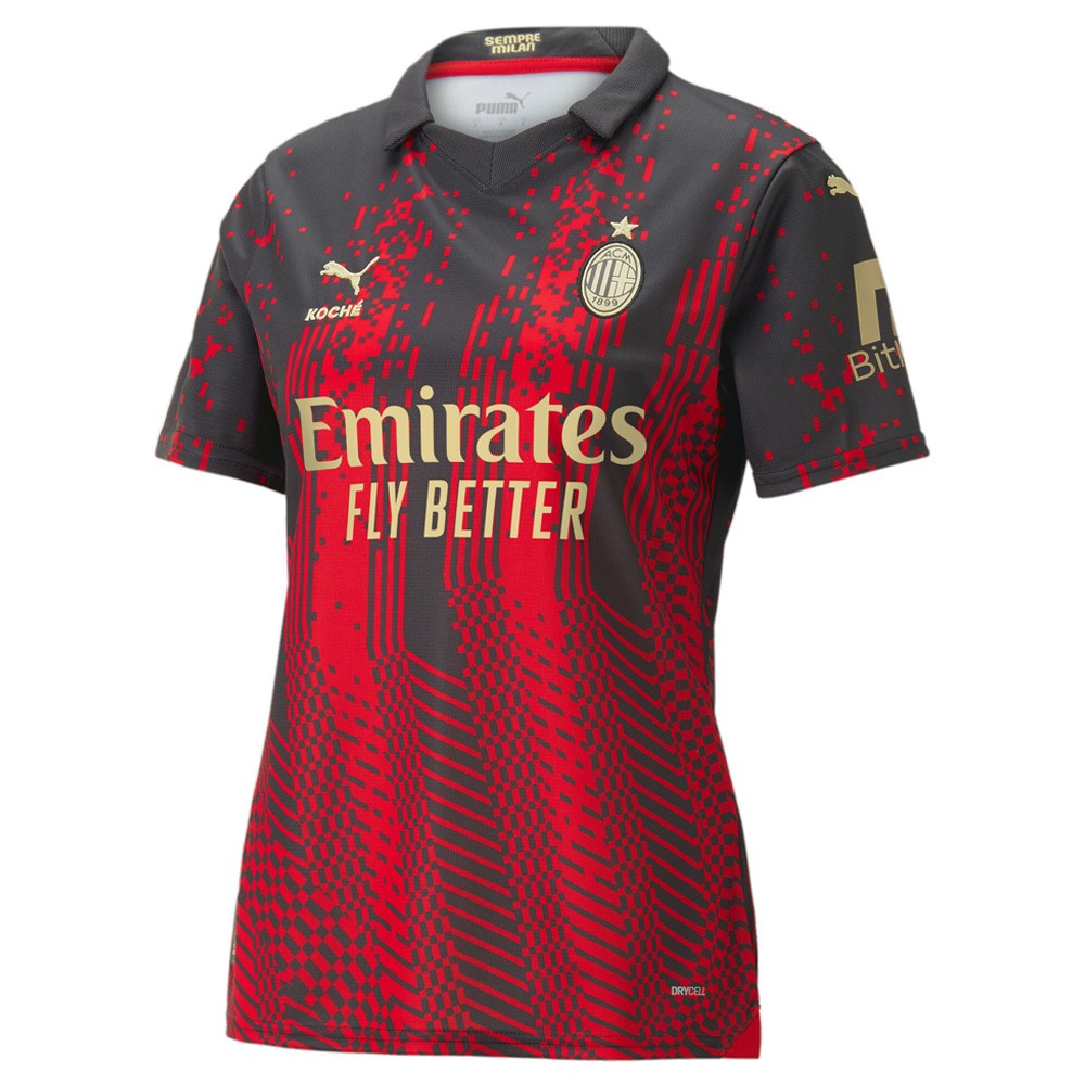 PUMA Ac Milan X Koche Replica Jersey Womens Black, Red 77336301