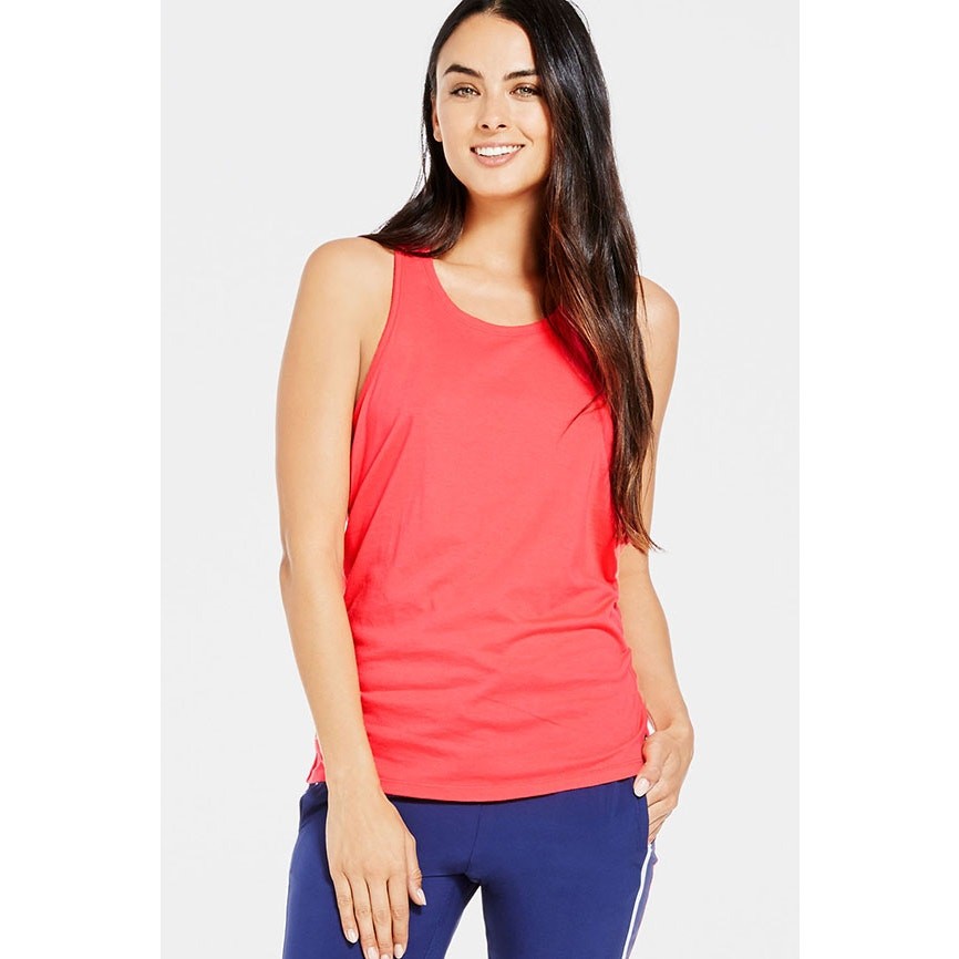 Fabletics Kerry Tank Drape Back Light Coral Medium