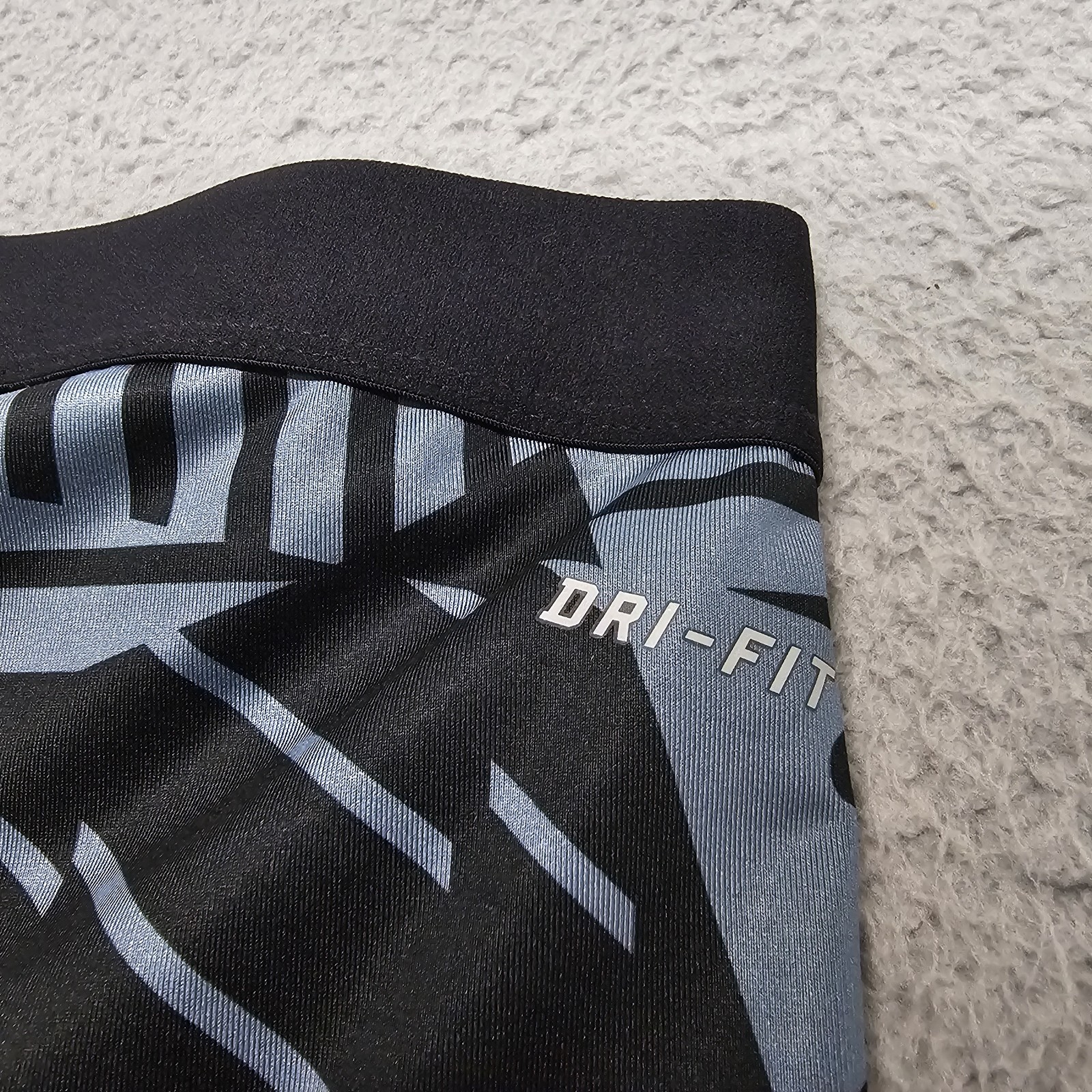 Nike Pro Core Women Patchwork Printed Capris Training Pants Running Medium Gray