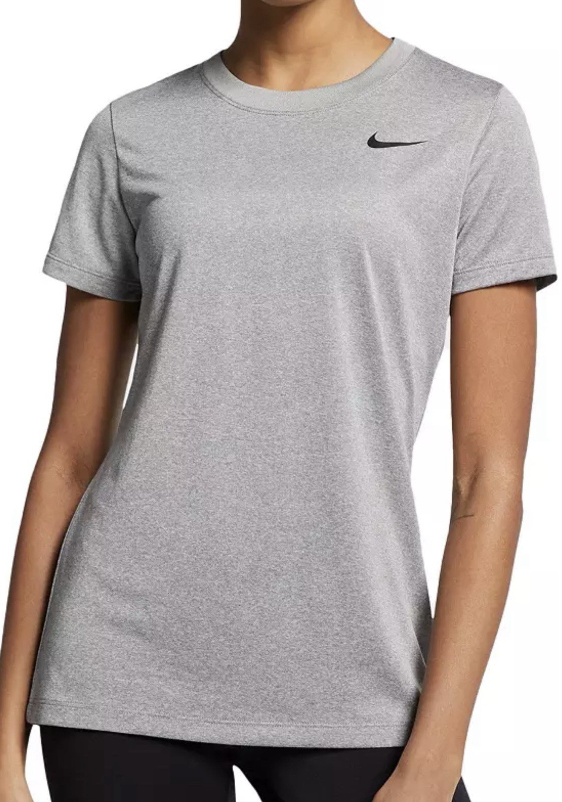 Nike Women’s Legend Dri Fit Training T-Shirt Dk Grey Heather Size XL NWT!