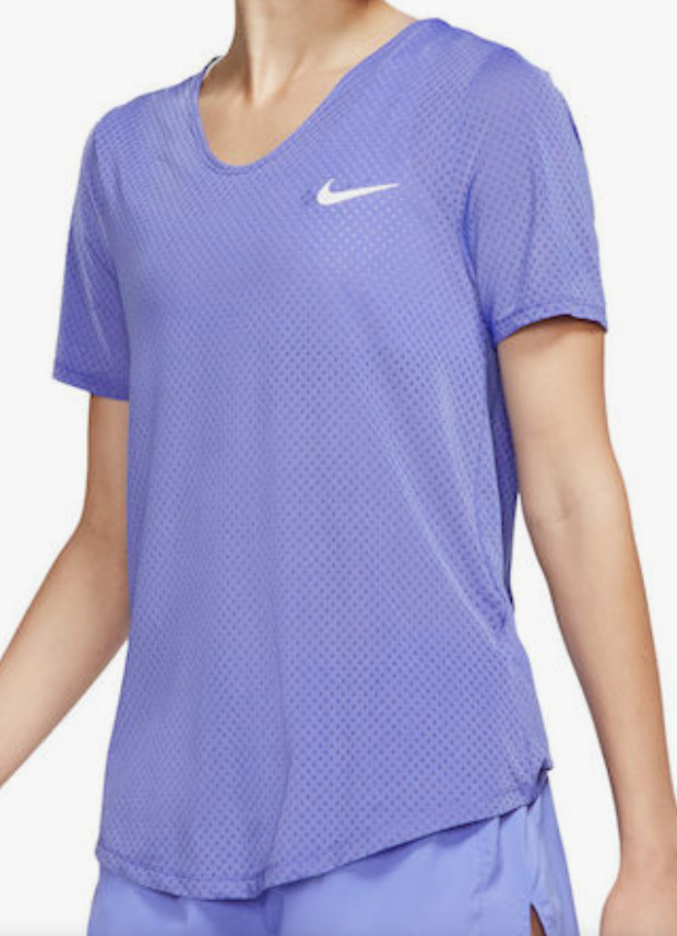 NWT Women’s M Nike Breathe Purple Shirt Running Training Top MSRP $40.00