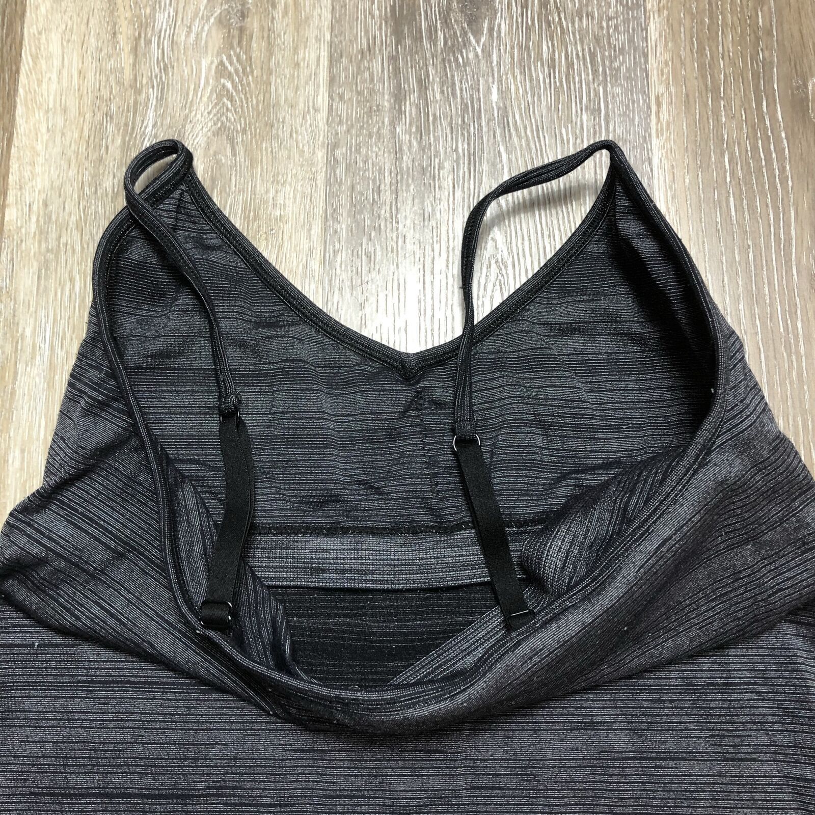 FABLETICS Spaghetti Straps Stretch Gray Activewear Tank Top Women’s Size Small