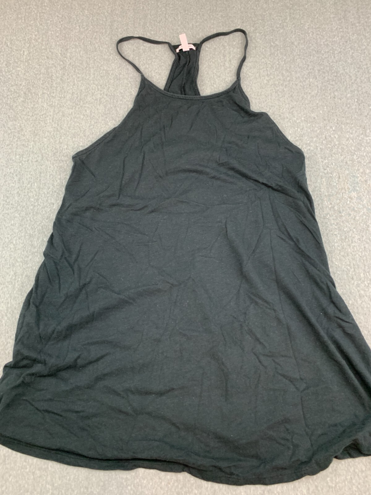 Victorias Secret Tank Top Womens Size Small Black Spaghetti Strap Active Wear