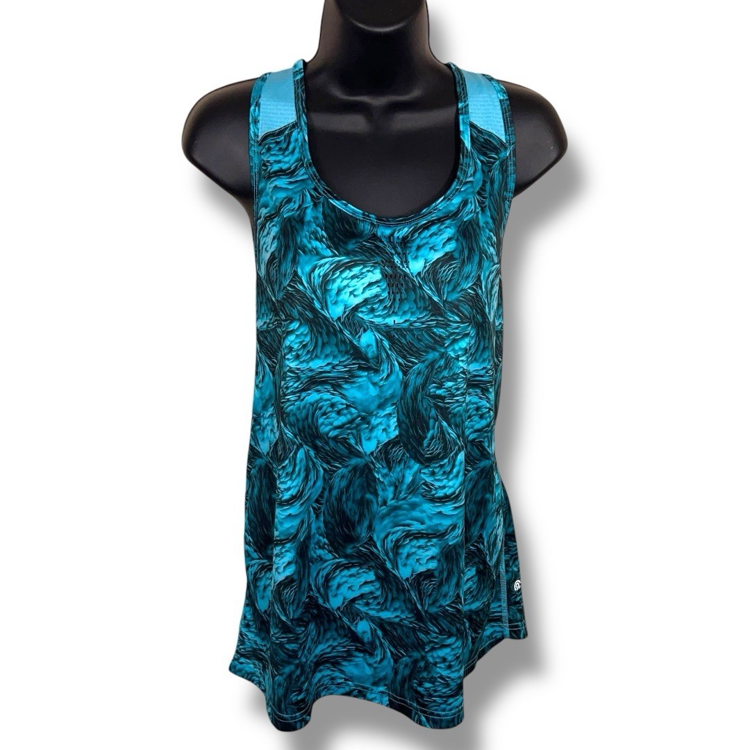 1X Champion Teal Athletic Tank Activewear Sleeveless Breathable Stretch Plus