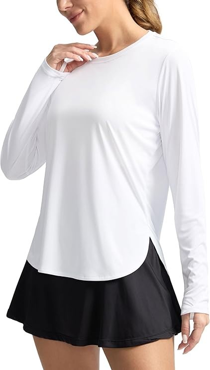 Women’S Sun Shirts UPF 50+ Long Sleeve UV Protection Shirt Lightweight Quick Dry