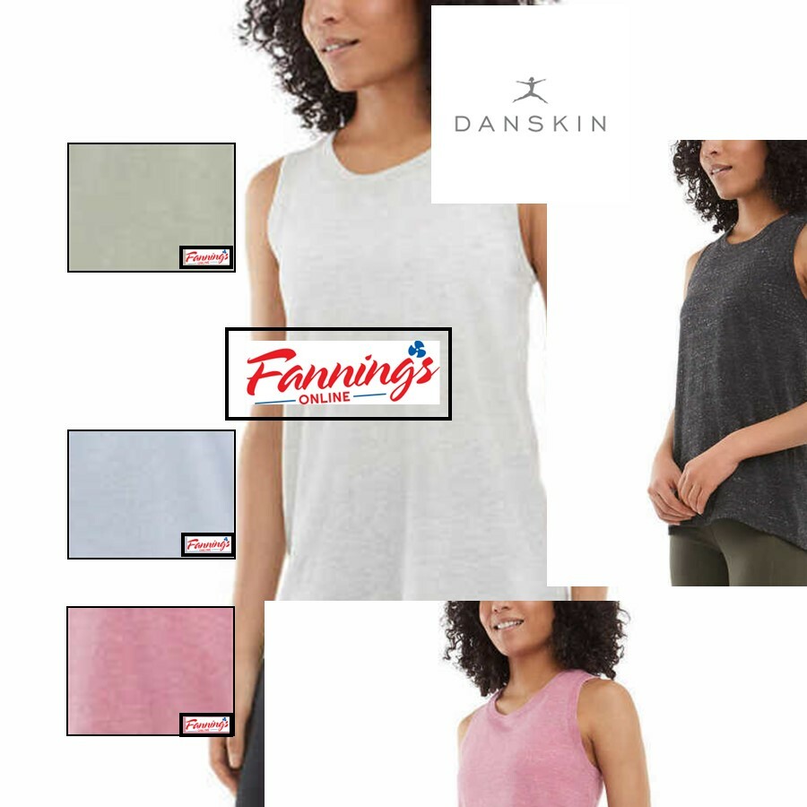 Danskin 3 Pack Hi-Low Tank Top Shirt Active Wear J13