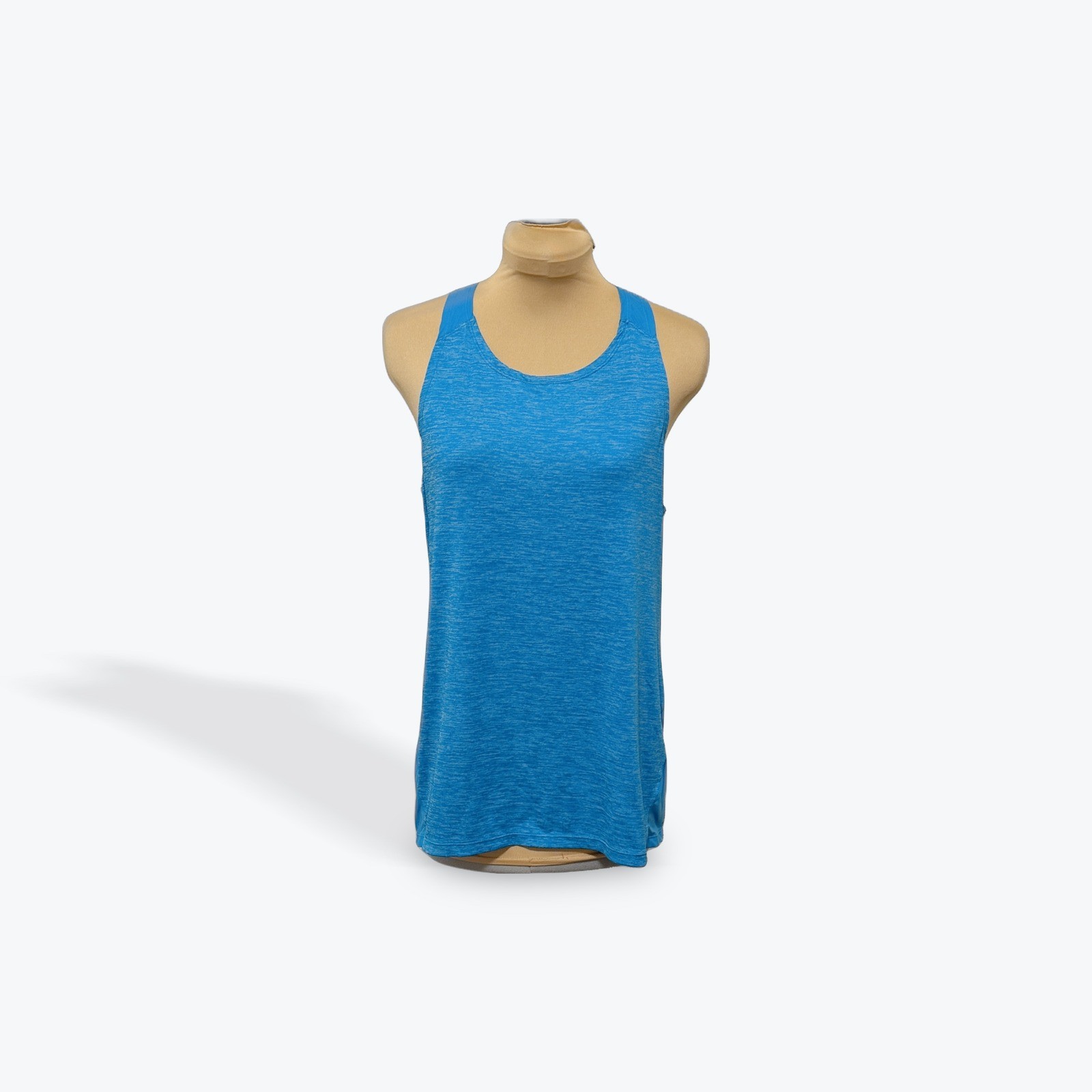 Avia Blue Heathered Racerback Athletic Tank Top Women’s S