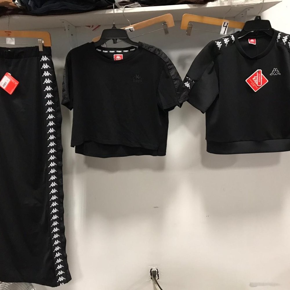 NWT KAPPA 2 piece crop ONLY (SKIRT SOLD) tee t shirt LOT bundle top