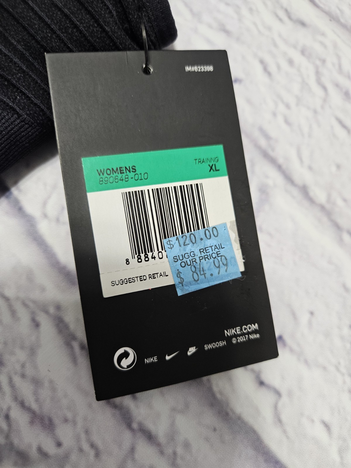 Nike Seamless Studio Bodysuit Training Black 890648-010 Women’s Size L MSRP $120