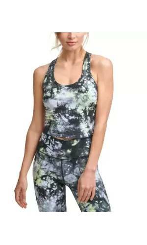 Calvin Klein NWT Active Performance Crop Tie-Dyed Active Tank Top Size XL $50