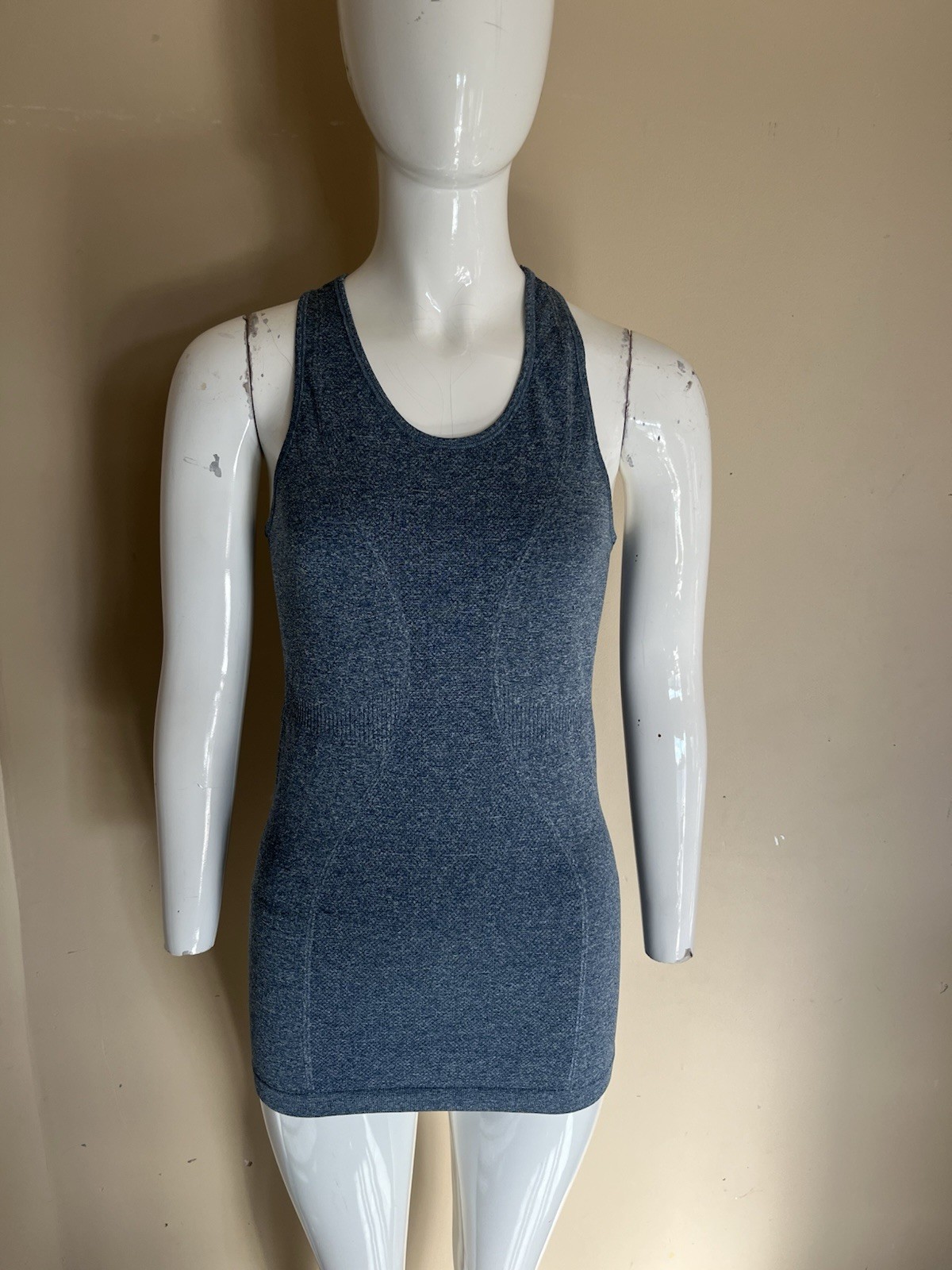 ZYIA Active Copper Charged Racerback Tank Size Small Blue