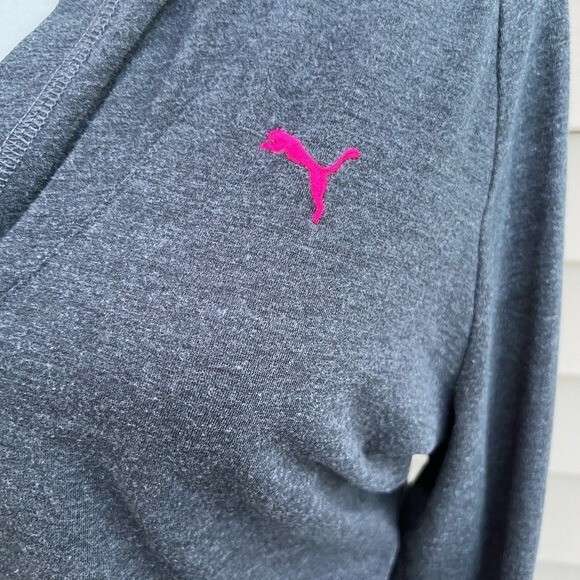 PUMA Womens Lifestyle Long Sleeve Hooded soft Top size L A000246