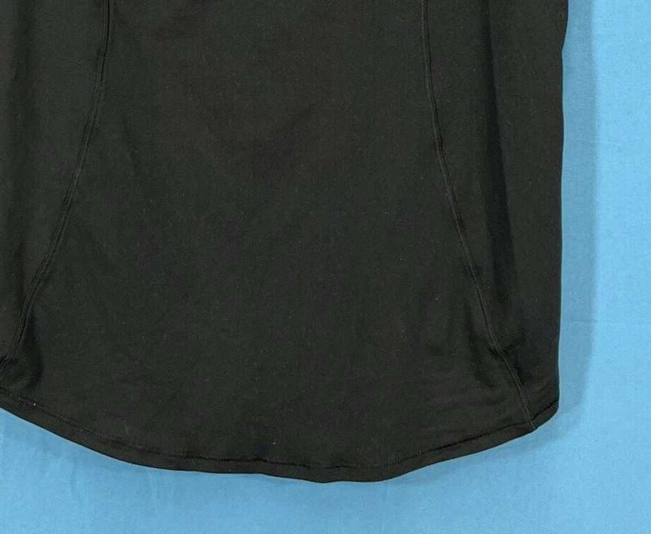 YOGALICIOUS Black LIGHTWEIGHT Stretch Knit GYM YOGA RUNNING Pullover TANK TOP M