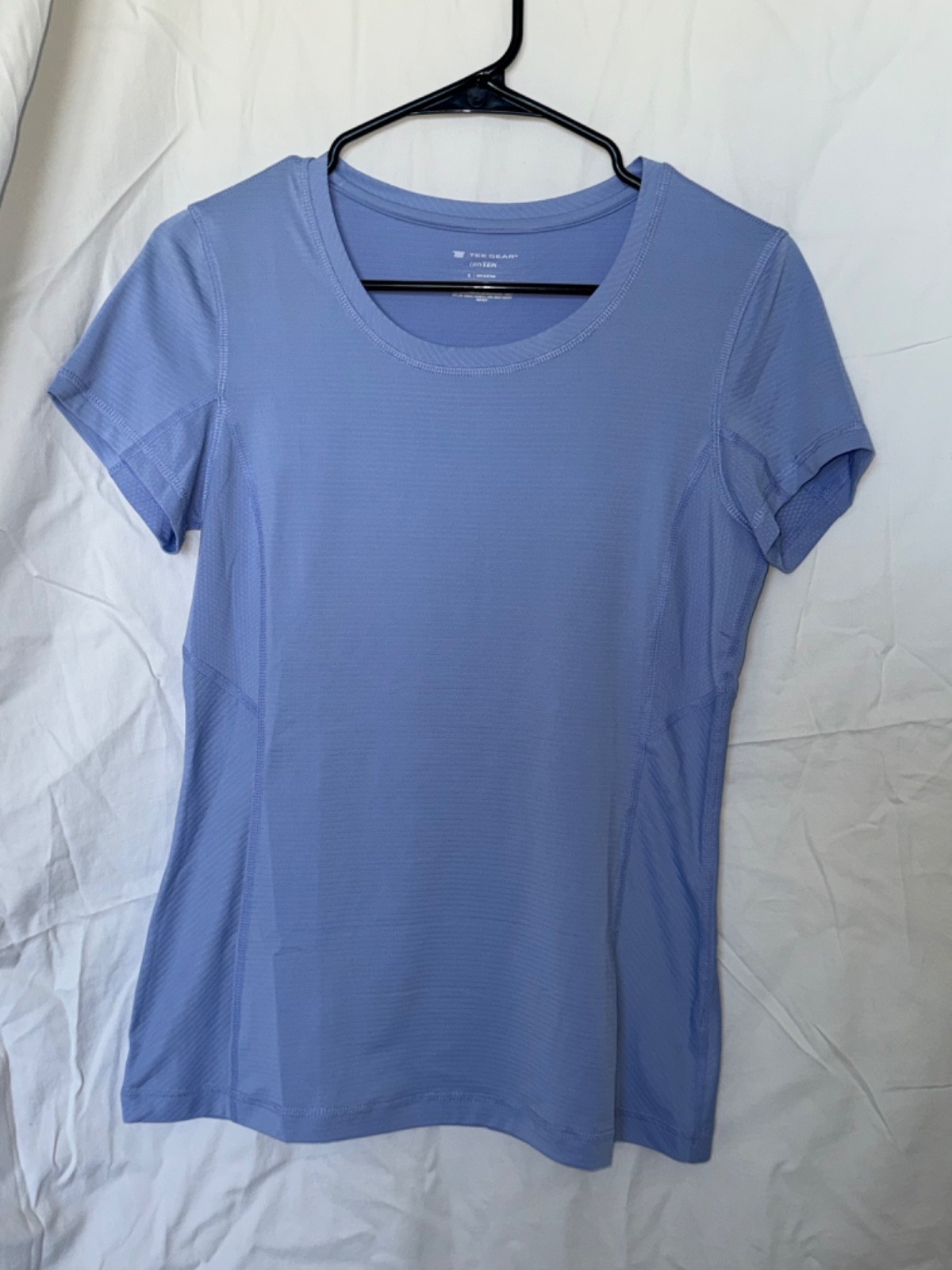 Women Purple Athletic Top Size Small – Spandex Ribbed Athleisure Workout Top