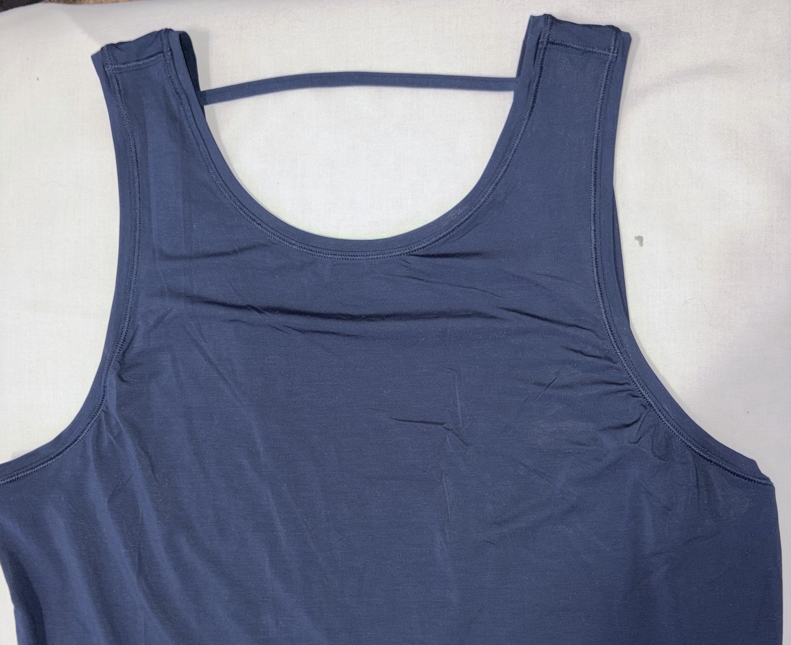 NWT💎LULULEMON💎SIZE 12💎DEEP STRETCH TANK💎AUTHENTIC💎HIP LENGTH💎TRUE NAVY