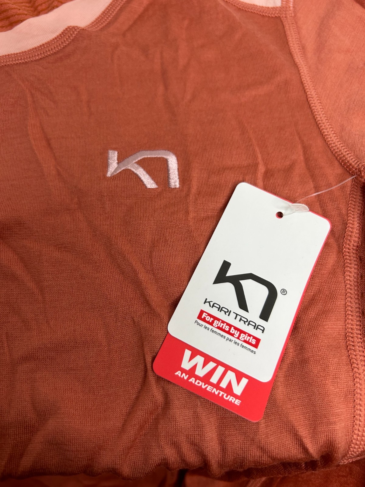 Kari Traa Tikse Tee 100% Merino wool Terra L women’s